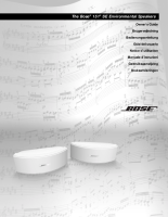 Bose 151SE - Owners Guide-2 